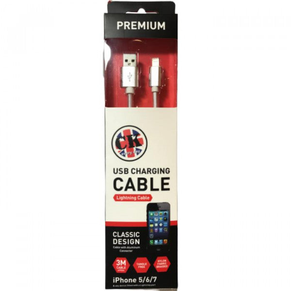 USB Charging Cable With iPhone 3M Length USB Charging Cable With iPhone 3M Length